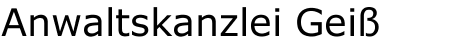 Anwaltskanzlei Geiß